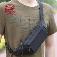 New Men's Waist Bag Cell Phone Bag Multifunctional Leisure Bag Shoulder Outdoor Men's Crossbody R0e9