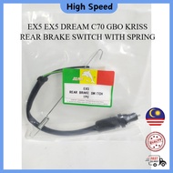 HONDA EX5 EX5 DREAM C70 GBO MODENAS KRISS REAR BRAKE SWITCH WITH SPRING BELAKANG BREK SWITCH DENGAN 