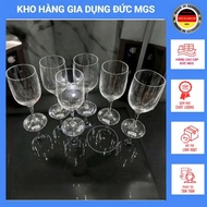 Set of 6 Vilsa Glass Cups 210ml, Durable, Scratch Resistant, Easy to Clean - Made in Poland