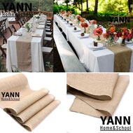 YANN Vintage Table Runner Wedding Burlap Hessian Country Home Table Runners