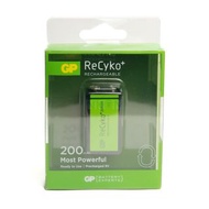 GP 超霸 ReCyko+ NiMH 充電池 200mAh 9V PP3 四方電 香港行貨