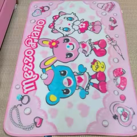 Japanese Cartoon Mezzo Bedside Carpet in The Bedroom Cute Girl Fluffy Living Room Sofa Coffee Table 