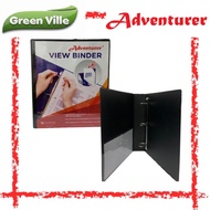 ADVENTURER View Binder, 3 Ring Binder, 1.5" - A4