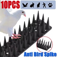 10PCS Anti Bird Spike Anti Bird Spike Flexible Plastic Cat Animal Repeller Chase Birds Repellent Ant