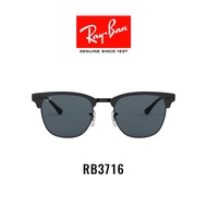 Ray-Ban Clubmaster Metal Sunglasses - RB3716 186/R5 Size 51 แว่นตากันแดด