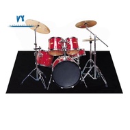 Drum Mat, Non-Slip Grip Bottom Drum Carpet 4Ft X 5.3Ft Tightly Woven Fabric Drum Rug Drum Pad