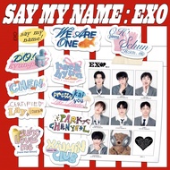 Exo member Name sticker - Say My Name
