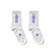 HLWN Running Unisex Socks White - Willow Running Socks Sport Socks