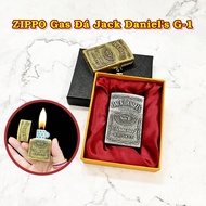 BẬT LỬA ZIPPO GAS ĐÁ JACK DANIELS G-1( CÓ HỘP )