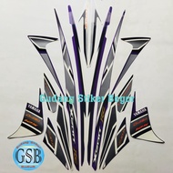 UNGU Yamaha xeon rc 125 2013 purple motorbike sticker striping