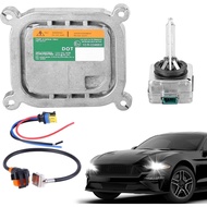 Xenon HID Headlight for Ford Mustang 2010-2019 Ballast Control Unit Module with Igniter & D3S Bulb 8