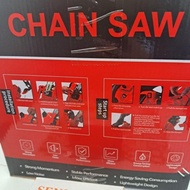 Cebrik- Chainsaw Assy 2500 25.4Cc Mesin Gergaji Kayu Kecil Mesin