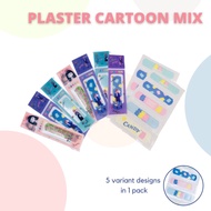 5 pcs Cute Plaster Cartoon for Kids / First Aid Kit Bandage Medical Handyplast (handiplast)