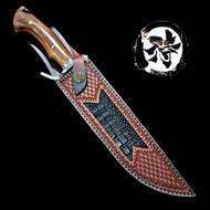 มีด SKD-11 ด้ามไม้ชิงชัน พร้อมซองหนัง – แข็งแรง ทนทาน ดีไซน์คลาสสิก