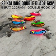 SOFT FROG BABON KALIANG LURE SIZE 6CM 10GRAM/. DOUBLE BLADE. CASTING BAIT