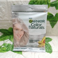 GARNIER COLOR NATURALS ASH BLONDE CAT RAMBUT ABU GREY SACHET 30 + 30 ML