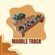 Lintasan Marble Run Kayu I Marble Wooden Track I Papan seluncur Kelereng | Lintasan Kelereng Kayu