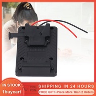1buycart V Mount Battery Adapter Plate for Camera Video  6A Lock Back Pack with 14.8V D Tap Shoe Ext