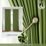 namaskar.curtain - Iris Hook/Eyelet Blackout Curtain - Code 24 (170cm-400cm)