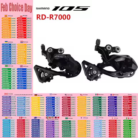 Shimano 105 R7000 11s Rear Derailleur RD-R7000-SS RD-R7000-GS SHADOW RD For Road Bike Original Shima