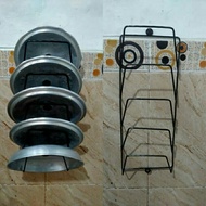 MINIMALIST POT LID RACK POT LID HOLDER/ PLATE HOLDER