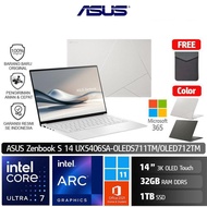 Asus UX5406SA OLEDS711TM OLEDS712TM Ultra 7 258V/32GB/1TB/14" 3K/W11+OHS+M365 Zenbook S 14