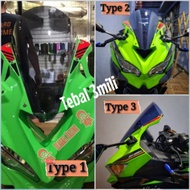 Ninja ZX25R windshield, ninja ZX25R Visor, ninja windshield