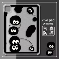 Ipad Tablet Protective Cover 11 Inch Miyazaki Black Briquette Silicone 11 Inch Soft Shell Animation