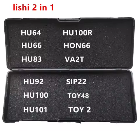 LISHI 2 IN 1 2IN1 TOOLS HU100 HU101 HU100R HU66 HON66 HU92 TOY48 HU64 TOY2 car repair lishi