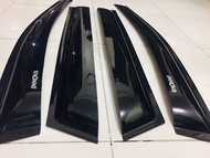 ♞,♘,♙Rain Visor - Toyota Innova 2016 2017 2018 2019 2020 2021 Thick Durable / Deep Black / Window G