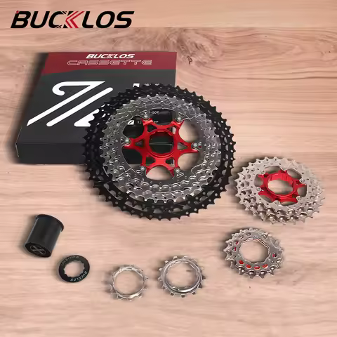 BUCKLOS Bicycle Cassette 10/11/12 Speed Road Mountain Bike Cassette 11-25T 11-32T 11-40T 11-50T 11-5