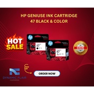 HP 47 Ink Cartridge 6ZD21AA/6ZD61AA (Tri-Colour/Black)