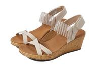 Skechers Women's Cork Wedge Sandal