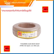 THAI UNION สายไฟ THW 1x6 Sq.mm. ม้วน 100 เมตร IEC01 TUW ไทยยูเนียน