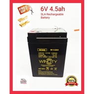 Toys Battery 6V 4.5Ah Autogate UPS / 6v 4Ah Rechargeable Sealed Lead Acid Toys Battery