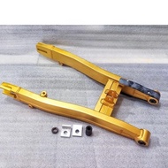 SWING ARM JUPITER MX NEW V ROSSI ARM VARIASI UNTUK JUPITER MX NEW 135 DOBEL DISH PNP -pistons up