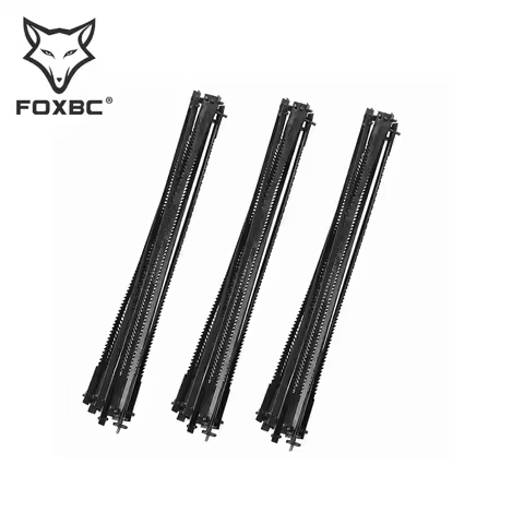 FOXBC 76mm 3" Scroll Saw Blades Pin End 15/18/24 TPI for Dremel, Sears, Craftsman, Delta 15" Hobby, 