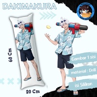 dakimakura anime Gojo Vacation / guling ukuran 20x60 cm anime Gojo Vacation gambar 1 sisi bisa custo