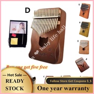 ● ♈ 【Good Wood】17 keys Kalimba Thumb Piano Acoustic Finger Piano Music Instruments