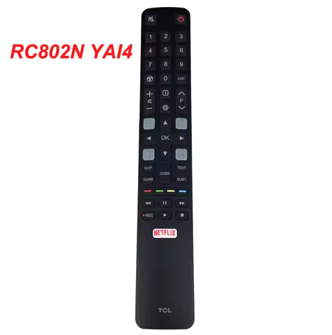 Original RC802N YAI1 / RC802N YAI4 For TCL Smart TV Remote Control 49C2US 65C2US 75C2US 43P20US 50P2