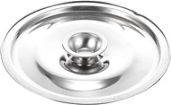 LIFKOME 1pc Stainless Steel Cylinder Head Lids for Pots and Pans Stainless Pot Lids Sauce Pan Cover Mason Canning Lid Grease Can Lids Reusable Food Storage Covers Sauce Pan Lid Wok 16c Jar