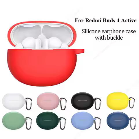 Silicone Case For Redmi Buds 4 Active Soft Cover For Xiaomi Redmi Buds 4 Buds4 Active Protective Ear