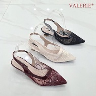VALERIE 3cm Back Strap Heels V311-F13 Brocade 35-40