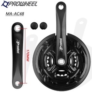 CRANKSET PROWHEEL 42T\48T 170mm 9-11speed Crank Arm Aluminum Alloy MTB crankset