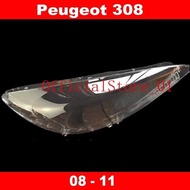 [COD]For Peugeot 308 07-13 hatchback turbo headlamp cover/headlight cover/headlamp lens headlight