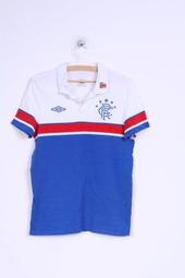 [全新]英超 格拉斯哥流浪者(Glasgow Rangers FC) Umbro 短袖 Polo衫(Size：M)