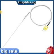 K Type Thermocouple with Plug, Meter Temperature Sensor Probe -50 to 1100°C,3.3ft Wire