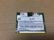 原裝INTEL 2200bg 54M 無線網卡 minipci接口 SONY 原裝拆機