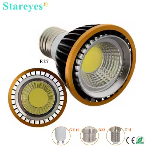 1 Piece of LED COB Par20 Bulb E27 GU10 B22 E14 110V 220V 3W 5W 7W dimmable spot light Lamp LED P20 S