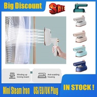﹍❦☒ Professional Mini Steam Iron Handheld Portable Garment Steamer Dry Wet Clothes Fabric Ironing Machine for Home Household Clothes